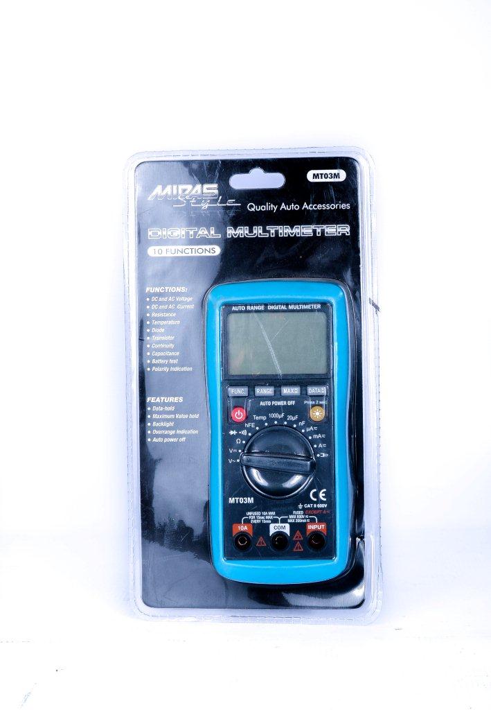 MIDAS MULTIMETER DIGITAL Zim Midas
